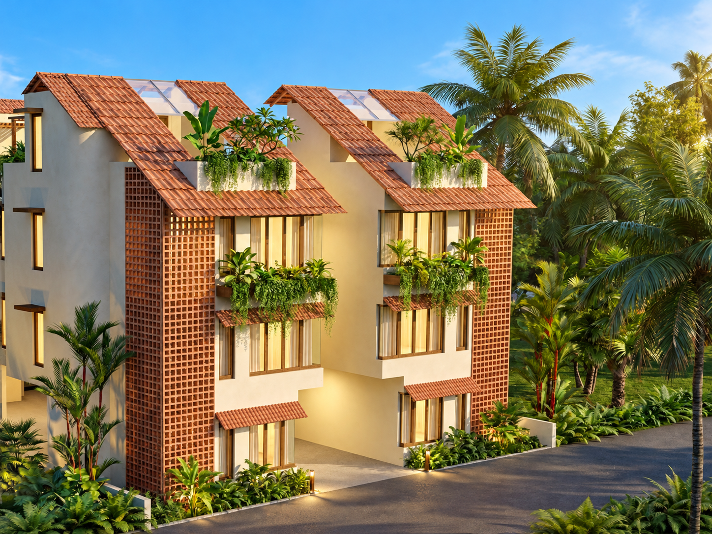 Naren's Aatreya Villas exterior view